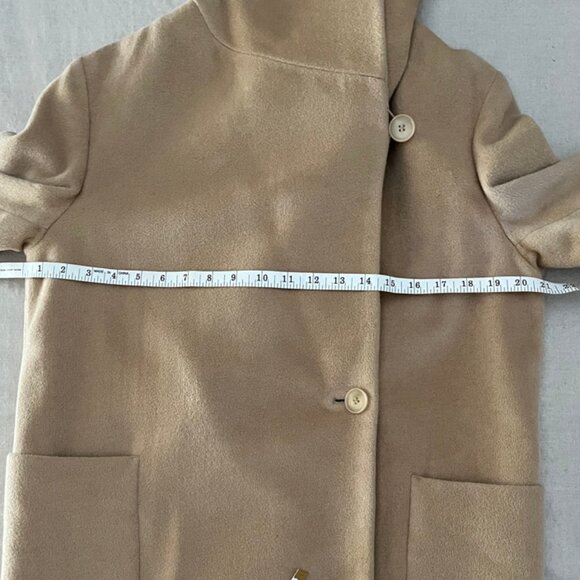 Hilary Radley Angora/Wool Blend Coat - Light Camel Colour - Size 6 / Medium - Picture 8 of 16